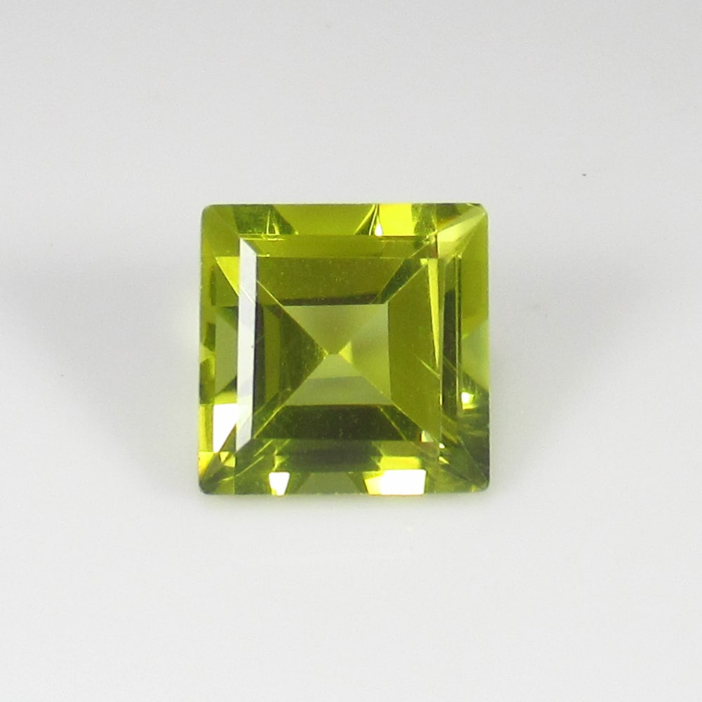 CERTIFIED 5.03 Ct Natural Lemon Quartz Square Cut (1 of 2)