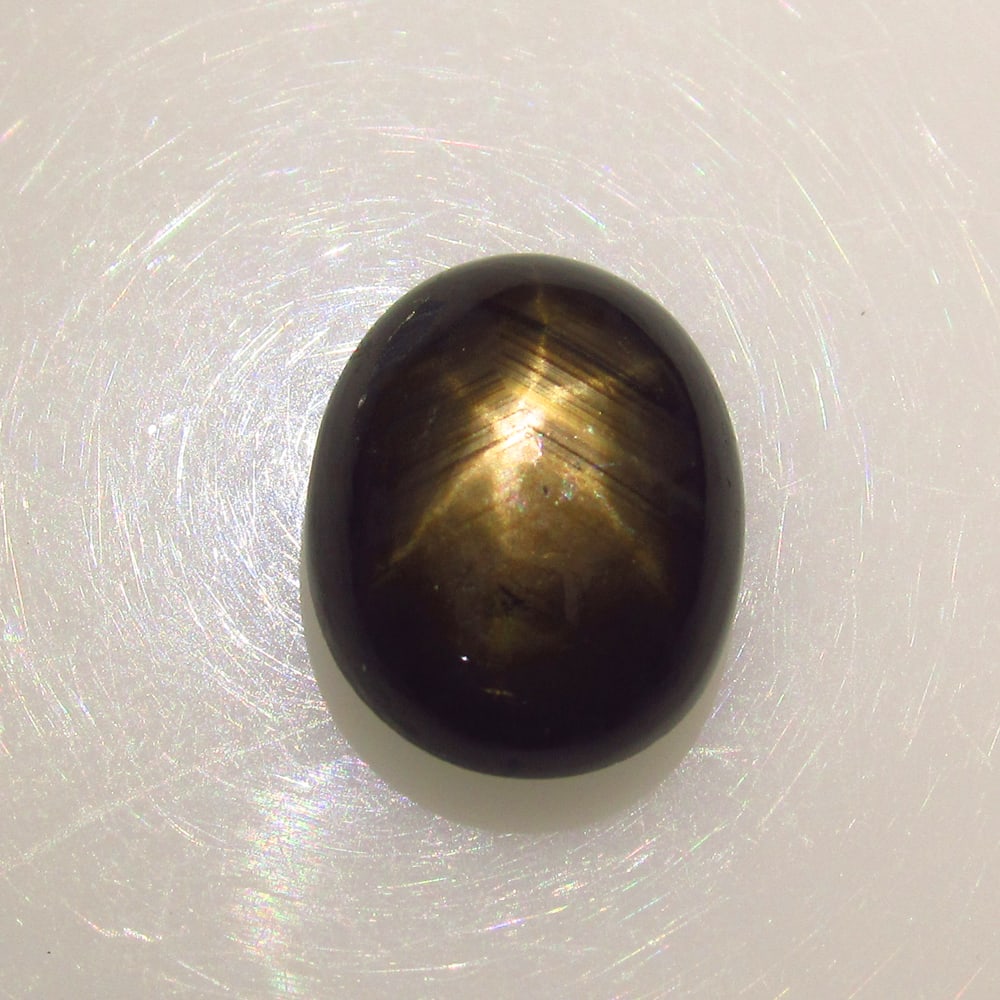 3.36 Ct Natural Six Line Star Sapphire Oval Cab (1 of 2)