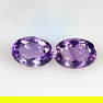 12.18 Ct Natural Purple Amethyst Oval Pair