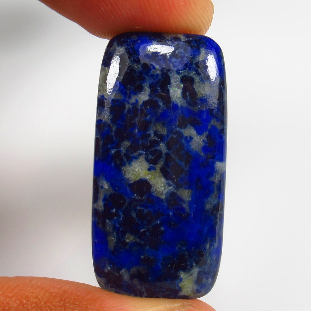 31.79 Ct Natural Blue Lapis Lazuli Cushion Cab (1 of 2)
