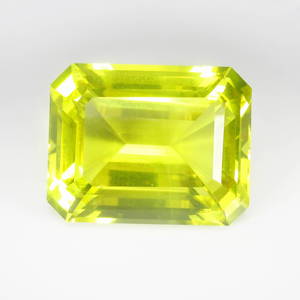 260.00 Ct Natural Lemon Quartz Jumbo Dimensions  Emerald Cut