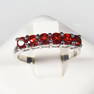 2.31 g 925 Silver Ring with Natural Garnet