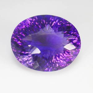 49.71 Ct Natural "AAA+" Purple Amethyst  Oval Modified Cut