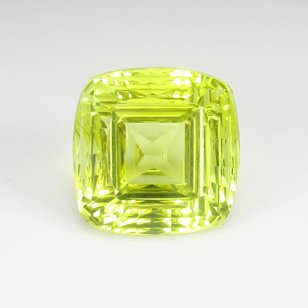 15.84 Ct Natural Lemon Quartz Cushion Modified Cut (1 of 2)