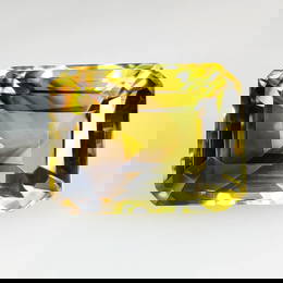 13.80 Ct Natural Bi-Color Lemon Quartz Octagon Cut