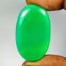 46.78 Ct Natural Green Onyx Oval Cab