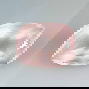 12.51 Ct Natural Flawless Rose Quartz Cushion Cut: Weight - 12.51 Ct / Dimensions - 16.00 x 12.20 x 9.80 mm / Top Class Quality / Cushion Cut / Clarity - VVS / Origin - Brazil / Comments - None