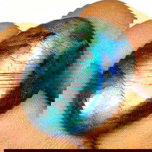 42.50 Ct Natural Blue Shaded Labradorite Oval Cab: Weight - 42.50 Ct / Dimensions - 33.00 x 24.00 x 7.30 mm / Shape - Excellent Oval Cab / Clarity - Opaque / Origin - Africa / Treatment - None