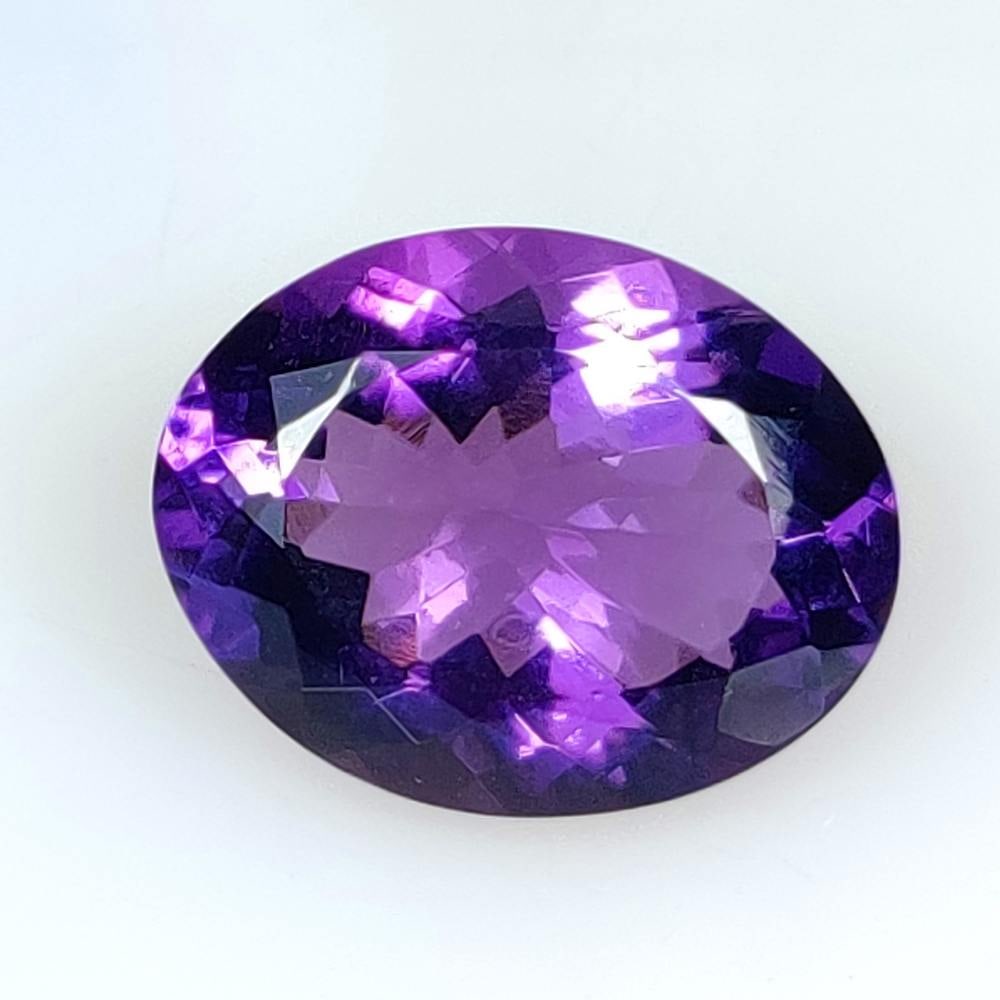 15.79 Ct Natural Purple Amethyst Oval Mixed Cut (1 of 2)