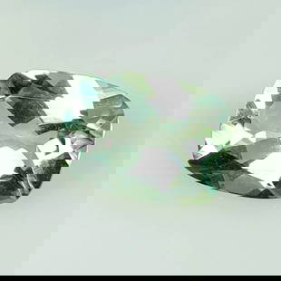 5.60 Ct Natural Green Amethyst Cushion Cut: Weight - 5.60 Ct / Dimensions - 14.10 x 10.10 x 6.30 mm / Shape - Cushion Cut / Color - Green / Clarity - VVS / Origin - Brazil / Treatment - Heated