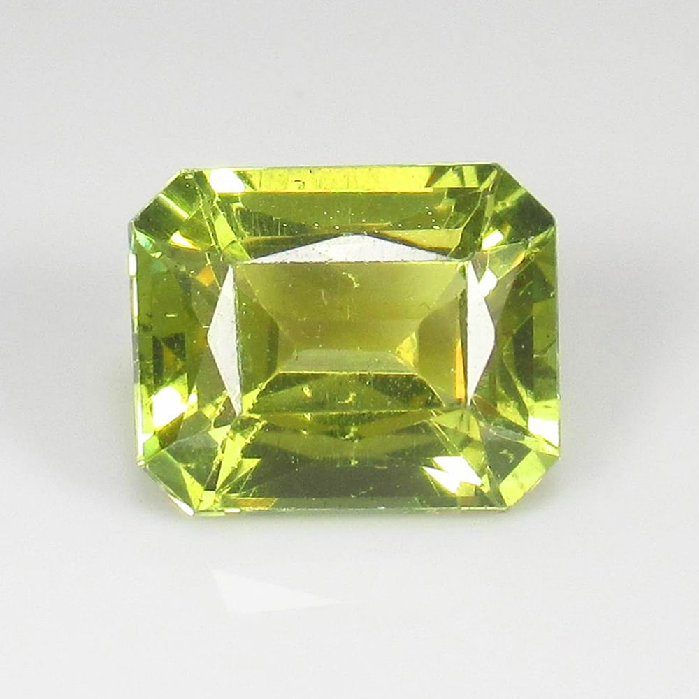 8.07 Ct Natural Green Apatite Octagon Cut
