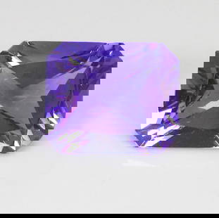 5.33 Ct Natural Purple Amethyst Octagon Cut: Weight - 5.33 Ct / Size - 11.80 x 10.00 x 6.80 mm / Shape - Octagon Cut / Color - Purple / Clarity - VVS / Origin - Brazil / Treatment - Heated