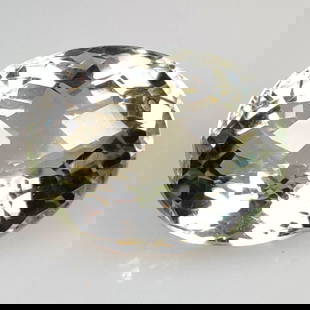 13.26 Ct Natural Green Amethyst Oval Cut: Weight - 13.26 Ct / Size -17.00 x 13.50 x 10.60 mm / Shape - Oval Cut / Color - Green / Clarity - VVS / Origin - Brazil / Treatment - Heated