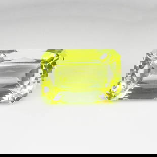 13.56 Ct Natural Lemon Quartz Octagon Cut: Weight - 13.56 Ct / Dimensions - 17.10 x 11.70 x 9.50 mm / Top Quality Luster / Excellent Octagon Cut / Origin - Brazil / Comments - Heated