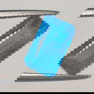 2.55 Ct Natural Blue Apatite Emerald Cut: Weight - 2.55 Ct / Dimensions - 10.80 x 6.70 x 4.00 mm / Top Class Quality / Emerald Cut / Origin - Brazil / Treatment - None