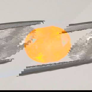 1.82 Natural Spessarite Garnet "Mandarin Orange" Oval Cut: Weight - 1.82 Ct / Dimensions- 8.10 x 6.30 x 4.00 mm / Shape & Cut - Oval Cut / Transparency - Semi Transparent / Origin - Brazil / Comments - None