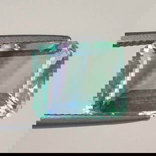 6.54 Ct Natural Flourite Octagon Cut: Weight - 6.54 Ct / Size - 11.80 x 10.00 x 6.50 mm / Shape - Octagon Cut / Clarity - VVS / Origin - Brazil / Treatment - None