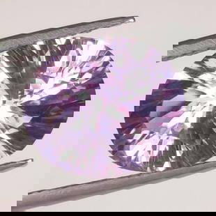 6.47 Ct Natural Purple Amethyst Oval Cut: Weight - 6.47 Ct / Dimensions - 14.20 x 12.30 x 7.70 mm / Shape - Oval Cut / Color - Purple / Clarity - VVS / Origin - Brazil / Treatment - Heated