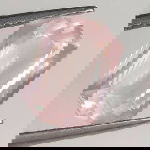 4.00 Ct Natural Rose Quartz Fancy Cut: Weight - 4.00 Ct / Dimensions - 11.80 x 8.50 x 6.00 mm / Top Class Quality / Fancy Cut / Origin - Brazil / Comments - None