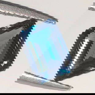 1.97 Ct Natural Beautiful London Blue Topaz Octagon Cut: Weight - 1.97 Ct / Size - 8.20 x 6.00 x 4.20 mm / Shape - OCtagon Cut / Color - Blue / Clarity - VVS / Origin - Brazil / Treatment - Irradiated