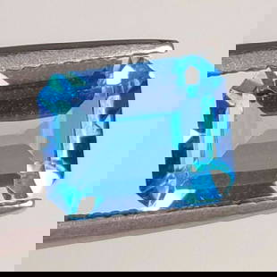 2.83 Ct Natural Blue Topaz Octagon Cut: Weight - 2.83 Ct / Dimensions - 9.20 x 7.00 x 4.60 mm / Shape & Cut - Octagon Cut / Color - Blue / Transparency - VVS / Origin - Brazil / Comments - Irradiated