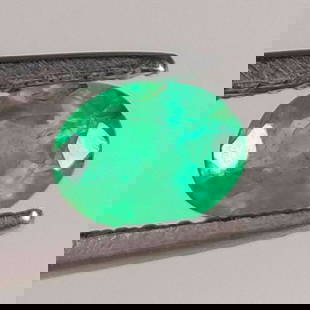 0.50 Ct Natural Zambian Green Emerald Oval Cut: Weight - 0.50 Ct / Size - 6.10 x 4.50 x 3.20 mm / Shape - Oval Cut / Color - Green / Clarity - SI / Origin - Zambia / Treatment - Natural Emeralds are commonly enhanced by oil