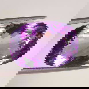 15.45 Ct Natural Purple Amethyst Cushion Cut: Weight - 15.45 Ct / Size - 20.20 x 14.30 x 8.80 mm / Shape - Cushion Cut / Color - Purple / Clarity - VVS / Origin -Brazil / Treatment - Heated