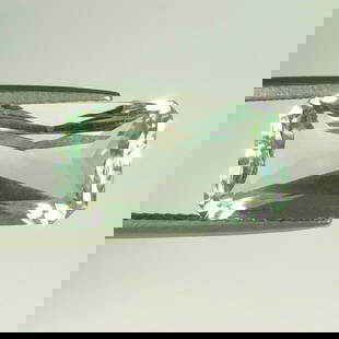 7.49 Ct Natural Green Amethyst Octagon Cut: Weight - 7.49 Ct / Size - 16.90 x 9.10 x 6.90 mm / Shape - Octagon Cut / Color - Green / Clarity - VVS / Origin - Brazil / Treatment - None