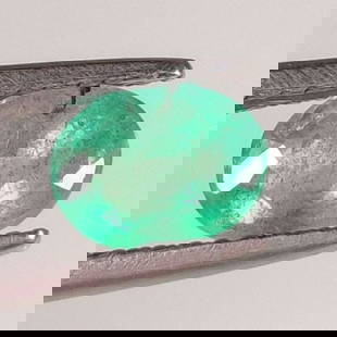 0.95 Ct Natural Zambian Emerald Oval Cut: Weight - 0.95 Ct / Dimensions - 7.10 x 5.20 x 4.10 mm / Shape - Oval Cut / Color - Green / Clarity - SI / Origin - Zambia / Treatment - Natural Emeralds are commonly enhanced by oil