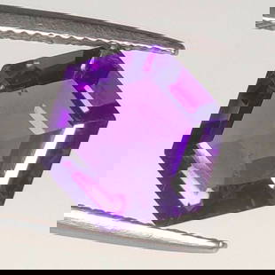 3.70 Ct Natural Purple Amethyst Rare Hexagon Cut: Weight - 3.70 Ct / Size - 11.50 x 10.20 x 6.00 mm / Shape - Hexagon Cut / Color - Purple / Clarity - VVS / Origin -Brazil / Treatment - Heated