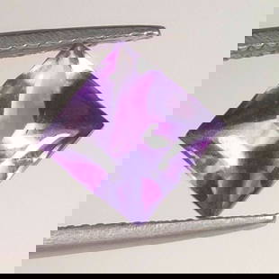 2.59 Ct Natural Purple Amethyst Square Cut: Weight - 2.59 Ct / Size - 8.10 x 8.10 x 6.10 mm / Shape - Square Cut / Color - Purple / Clarity - VVS / Origin - Brazil / Treatment - Heated