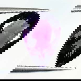 2.22 Ct Natural Purple Amethyst Pear Cut: Weight - 2.22 Ct / Dimensions -11.80 x 8.00 x 4.80 mm / Shape - Pear Cut / Color - Purple / Clarity - VVS / Origin -Brazil / Treatment - Heated