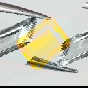 2.25 Ct Natural Yellow Citrine Emerald Cut: Weight - 2.25 Ct / Dimensions - 9.10 x 7.10 x 4.80 mm / Shape - Emerald Cut / Color - Yellow / Clarity - VVS / Origin - Brazil / Treatment - Heated