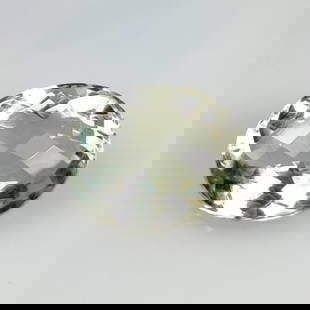 9.24 Ct Natural Green Amethyst Oval Cut: Weight - 9.24 Ct / Size -15.50 x 12.00 x 8.80 mm / Shape - Oval Cut / Color - Green / Clarity - VVS / Origin - Brazil / Treatment - Heated