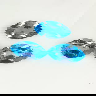 6.39 Ct Natural Blue Turquoise Marquise Cut Set: Weight - 6.39 Ct / Dimensions - 12.00 x 6.00 x 4.30 mm / 3 Pc's / Good Color / Marquise Cut - Ready for Jewellery Setting / Origin - Arizona / Treatment - None