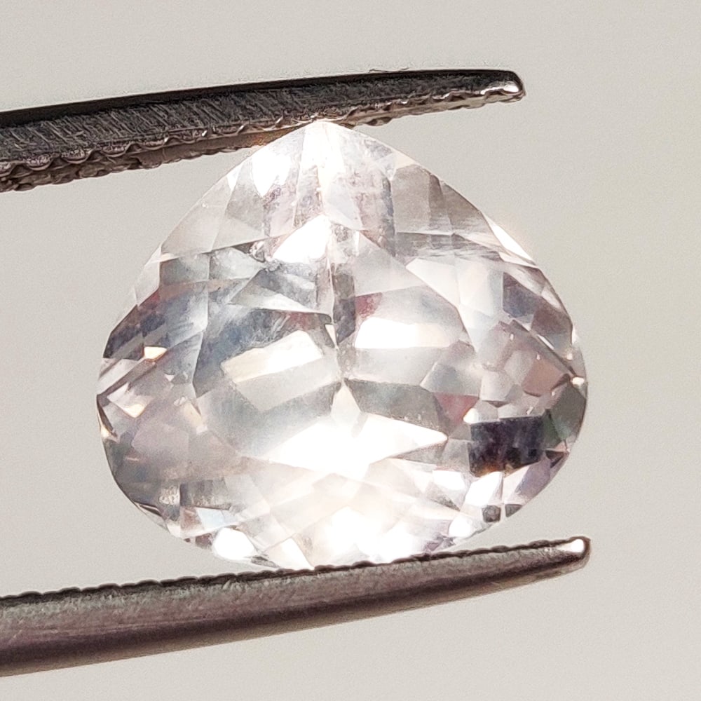 3.74 Ct Natural White Beryl Pear Cut: Weight - 3.74 Ct / Size - 10.50 x 10.00 x 7.00 mm / Shape - Pear Cut / Clarity - VVS / Origin - Brazil / Treatment - None