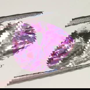 6.60 Ct Natural Sweet Pink Kunzite Excellent Pear Cut: Weight - 6.60 Ct / Size -11.00 x 9.10 x 10.00 mm / Shape - Pear Cut / Color - Pink / Clarity - VVS / Origin - Afghanisthan / Treatment - None