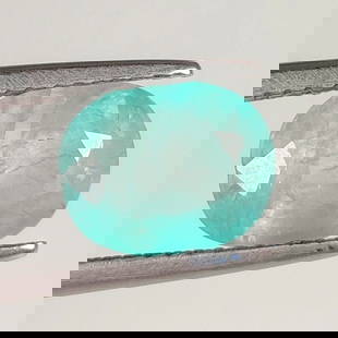 2.25 Ct Natural Grandidierite Oval Cut: Weight - 2.25 Ct / Size - 9.00 x 7.20 x 4.70 mm / Shape - Oval Cut / Clarity - SI / Origin - Madagascar / Treatment - None