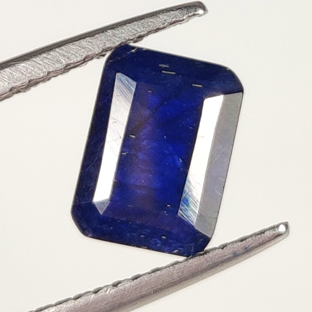 2.23 Ct Natural Blue Sapphire Octagon Cut: Weight - 2.23 Ct / Dimensions- 8.30 x 6.20 x 3.90 mm / Shape & Cut - Octagon Cut / Transparency - Transparent / Origin - Sri Lanka / Comments - Standard Heated