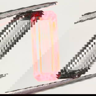 1.53 Ct Natural Pink Tourmaline Octagon Cut: Weight - 1.53 Ct / Size - 11.70 x 4.60 x 3.20 mm / Shape - Octagon Cut / Color - Pink / Origin - Mozambique / Treatment - None