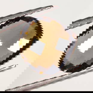 4.31 Ct Natural Choco Smoky Quartz Excellent Pear Checkerboard Cut: Weight - 4.31 Ct / Size - 11.00 x 10.90 x 5.80 mm / Clariry - VVS / mm / Top Quality Luster / Excellent Pear Cut / Origin - Brazil / Treatment - None