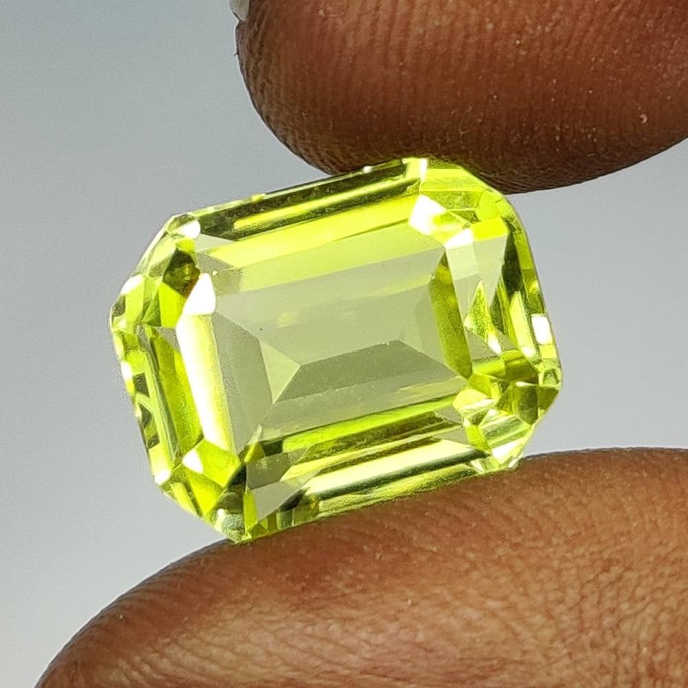 9.10 Ct Natural Lemon Quartz Radiant Cut