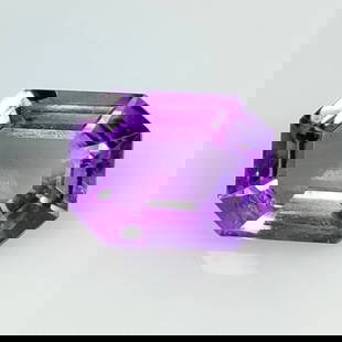 7.42 Ct Natural Purple Amethyst Radiant Cut: Weight - 7.42 Ct / Dimensions -14.50 x 11.10 x 7.70 mm / Shape - Radiant Cut / Color - Purple / Clarity - VVS / Origin - Brazil / Treatment - Heated