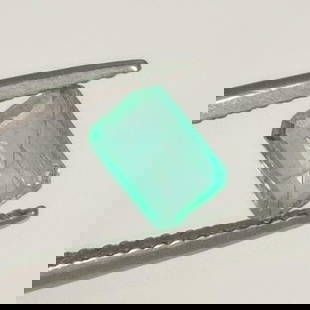 0.69 Ct Natural Zambian Green Emerald Octagon Cut: Weight - 0.69 Ct / Dimensions - 6.70 x 4.80 x 2.50 mm / Shape - Octagon Cut / Color - Green / Clarity - SI / Origin - Zambia / Treatment - Natural Emeralds are commonly enhanced by oil