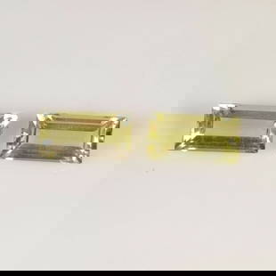 3.58 Ct Natural Yellow Citrine Rectangle Cut pair: Weight - 3.58 Ct / Size - 10.20 x 5.30 x 4.20 mm / 2 Pc's / Shape - Rectangle Cut / Color - Yellow / Clarity - VVS / Origin - Brazil / Treatment - Heated
