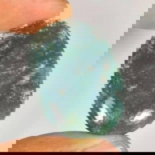 47.62 Ct Natural Moss Agate Oval Cab: weight - 47.62 Ct / Dimensions - 38.00 x 21.50 x 6.10 mm / Shape - Excellent Oval Cab / Origin - Brazil / Treatment - None