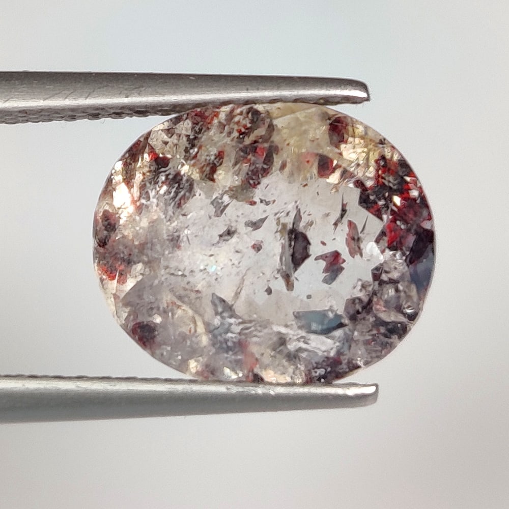 4.70 Ct Natural Rutile Quartz Oval Cut: Weight - 4.70 Ct / Dimensions - 12.20 x 10.10 x 6.80 mm / Shape & Cut - Oval Cut / Transparency - Transaprent / Origin - Norway / Comments - None