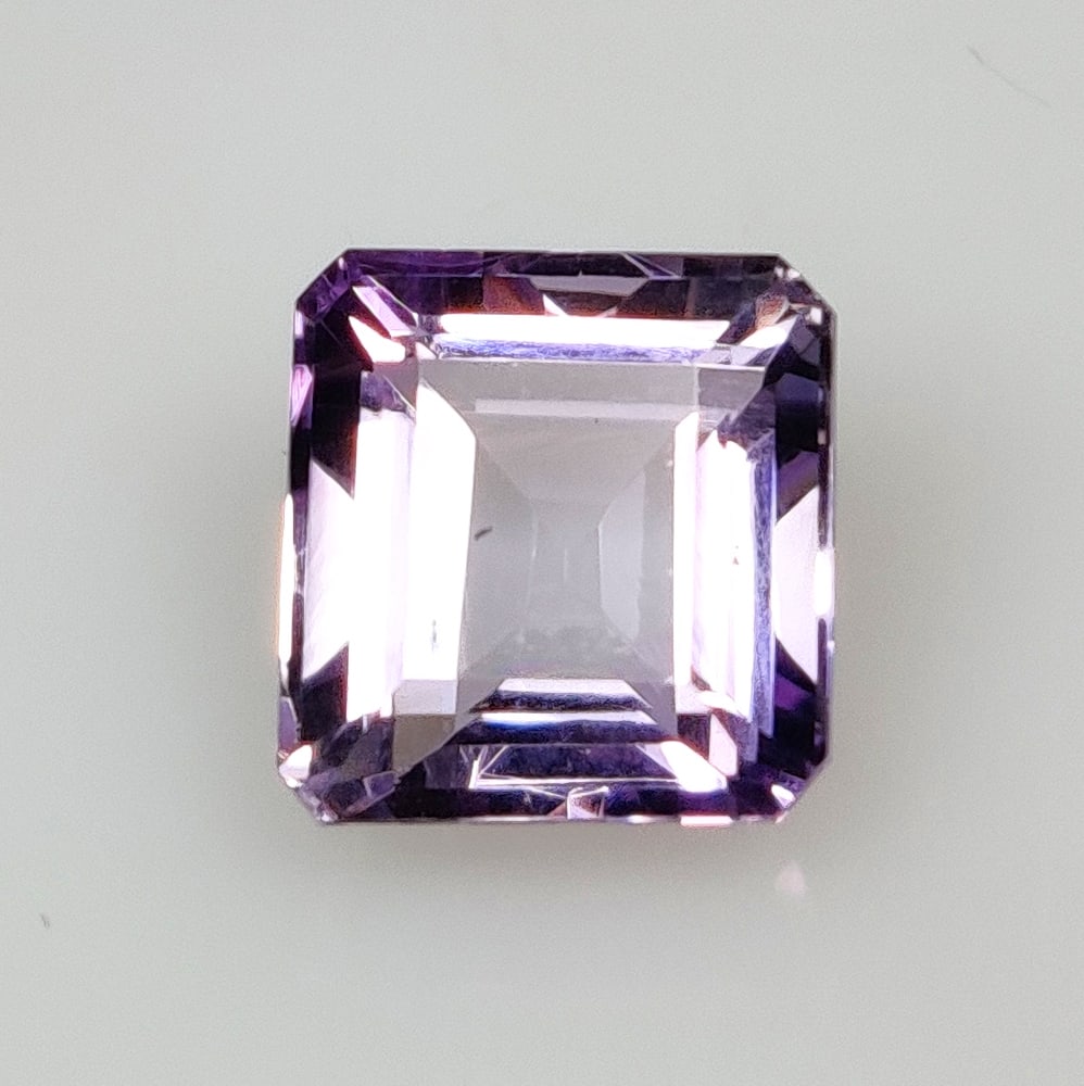5.74 Ct Natural Purple Amethyst Square Octagon Cut: Weight - 5.74 Ct / Size - 10.80 x 10.20 x 7.10 mm / Shape - Square Octagon Cut / Color - Purple / Clarity - SI / Origin -Brazil / Treatment - Heated