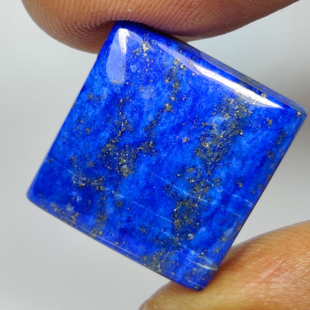 19.94 Ct Natural Blue Lapis Lazuli Square Cab (1 of 2)