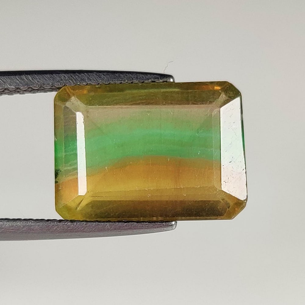 8.52 Ct Natural Blue John variety Flourite Octagon Cut (1 of 2)